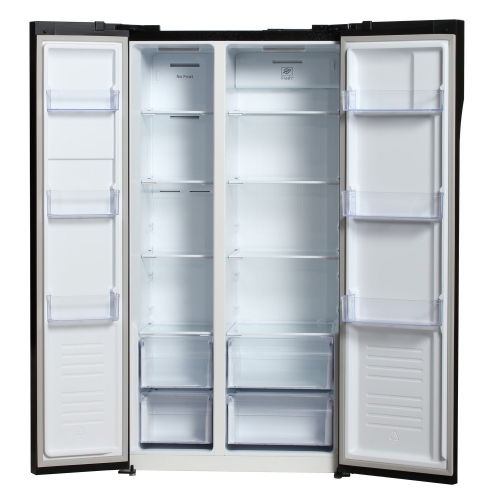 Купить  холодильник hyundai cs 5003 f черное стекло в интернет-магазине Айсберг! фото 3